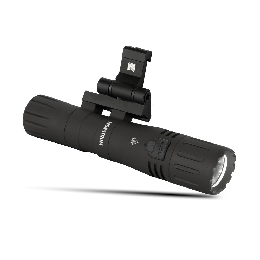 Monstrum ArcSaber 1200 Lumens Weapon Light with Remote Pressure Switch | Picatinny Mount