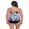 ShapeSolver Women's Triple Tier Tankini Top, Mystic Tropic, 16 view 2