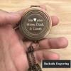 ArtisanGallery Personalized College Graduation Gift for Boy Son Grandson, Graduation Gift Compass, High School, Graduation Gift for Him, Brown Antique view 2