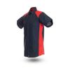 PINNACLE Short Sleeve Motorsports Industrial Work Shirt S22 - Navy/Red, Small view 2
