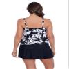Shapesolver Women's Shirred Neck Blouson Underwire W/Bra Back, Nightshade view 3