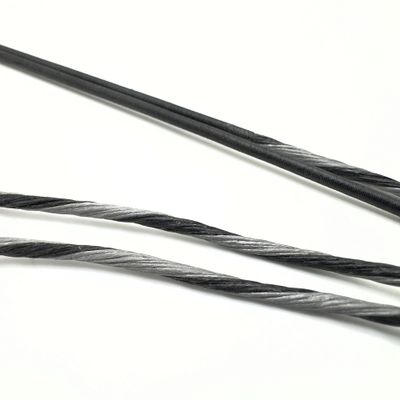 Generic Solution Bowstring Set - Replacement String & Cable Sets - Speed Noks Installed (Cable Only (x1)), Black & Silver
