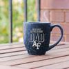 Rico Industries NCAA Air Force Academy Falcons - AF Dad Alternate 16 oz Team Color Laser Engraved Speckled Ceramic Coffee Mug view 3