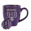 Rico Industries NFL Football Minnesota Vikings Dad Purple 16 oz Team Color Laser Engraved Speckled Ceramic Coffee Mug view 1
