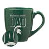 Rico Industries NCAA Michigan State Spartans Dad Alternate 16 oz Team Color Laser Engraved Speckled Ceramic Coffee Mug view 1