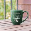 Rico Industries NCAA Michigan State Spartans Dad Alternate 16 oz Team Color Laser Engraved Speckled Ceramic Coffee Mug view 3