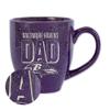 Rico Industries NFL Football Baltimore Ravens Dad Purple 16 oz Team Color Laser Engraved Speckled Ceramic Coffee Mug view 1