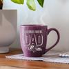 Rico Industries NFL Football Baltimore Ravens Dad Purple 16 oz Team Color Laser Engraved Speckled Ceramic Coffee Mug view 2