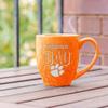 Rico Industries NCAA Clemson Tigers Dad Alternate 16 oz Team Color Laser Engraved Speckled Ceramic Coffee Mug view 3