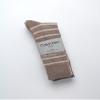 Calvin Klein Mens Dress Socks - 5 Pairs Soft Cotton Blend Crew Socks for Men - Classic Comfort Stay Up Cuff Mixed Pattern, Size 7-12, Tan Stripe view 2