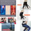 Adjustable Wearable Chair Invisible Seat, Chairless Chair Wearable Leg Ergonomics Lightweight Seat, Invisible Chair Wearable Exoskeleton Human, 5 Gear Heights Adjustable, Bear up to 150kg (Black) view 4