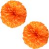Cheerleading Pom Poms dla dzieci Dorosy, 12-calowe plastikowe Cheer Poms z rkojeci Baton, 2 szt. Cheerleaderki Pompony Holiday Cheer Prom Sports Team Dance(Color:Orange#Handle) view 1
