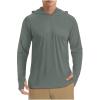 Sun Shirts for Men Hoodie Casual UPF 50+ Uv Protection Fishing Shirt Lightweight Quick Dry Long Sleeve Athletic Shirt Dark Gray view 1