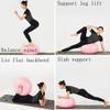 Donut Exercise Ball, Workout, Core Training, Swiss Stability Ball for Yoga, Pilates Training in Gym, Office or Classroom (Blue) view 2