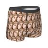 Naughty Funny Boxers with Designs Customized Underwear for Men and Boyfriend Custom Underwear with Face on It Custom Underwear Briefs XXL-0.0.4 Yellow view 3
