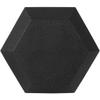 Dumbells Fitness Rubber Coated Hexagonal Dumbbell Single Dumbbell Men's Fitness Home Arm Muscle Hexagonal Dumbbell Dumbell Set (Black 10kg) view 3