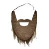 VIGUEUR Mustaches Self Adhesive Fake Beard, Costume Party Accessory for Adults, Brown view 3