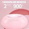 WJIHUYU Donut Shape Yoga Ball, 2.0mm Extra Thick Exercise Ball Multiple Colour Yoga Ball Anti-Burst and Slip Resistant Ball with Pump for Yoga Pilates Fitness Birthing Physical Therapy view 4