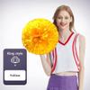 Cheerleading Pom Poms dla dzieci Dorosy, 12-calowe plastikowe Cheer Poms z rkojeci Baton, 2 szt. Cheerleaderki Pompony Holiday Cheer Prom Sports Team Dance(Color:Yellow#Ring) view 2