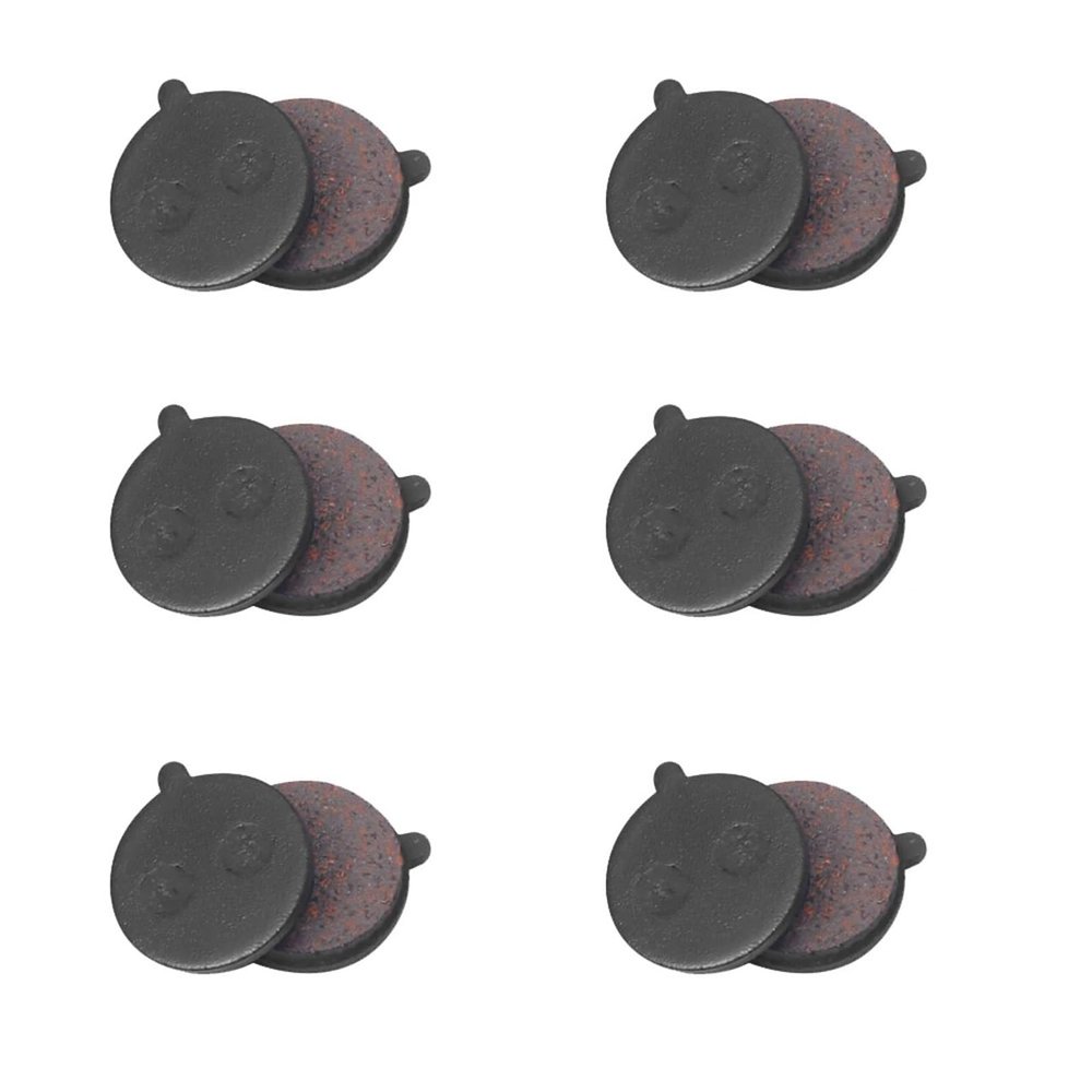 KGRHJSA 6Pairs Brake Pads Compatible with Kugoo M4 Pro Electric Scooter Replacement Accessories Folding KickScooter Caliper Brake Disc Braking Parts(Color:6pairs)