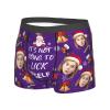 Custom Underwear with Face on It Custom Boxers for Boyfriend and Him Valentine's Day Birthday Gift Ideas Funny Briefs XXL-0.0.21 Darkkhaki view 2