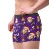 Custom Underwear with Face on It Custom Boxers for Boyfriend and Him Valentine's Day Birthday Gift Ideas Funny Briefs XXL-0.0.21 Darkkhaki view 4