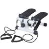 Stepper,Mini Stepping Machine for Home use Silent Fitness Machine with Resistance Bands, Suitable for Living Room, Office, Gym (Black) view 3