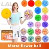 2 Pcs Plastic Cheerleading Pom Poms with Four Finger Handle, Colorful Matte Sports Spirited Cheer Poms for Kids Boys Girls Adult, Festival Cheering Dance Party Team Cheerleader Pompoms(Color:Yellow+Wh view 3