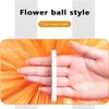 2 Pcs Plastic Cheerleading Pom Poms with Four Finger Handle, Colorful Matte Sports Spirited Cheer Poms for Kids Boys Girls Adult, Festival Cheering Dance Party Team Cheerleader Pompoms(Color:Yellow+Wh view 4
