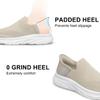 AMANSSSE Womens Hands-Free Slip On Walking Shoes Comfortable Tennis Sneakers Go Walk Zapatos de Mujer Taupe Size 7.5 view 4