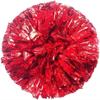 2 Pcs Pom Poms Cheerleading with Baton Handle, 13'' Metallic Foil Plastic Cheerleader Pom Poms for Sports Team Spirit Party Dance, Cheer Pom Poms Squad Spirit Poms for Kids Adult(Color:Red Gold) view 1