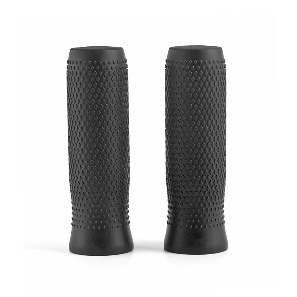 KGRHJSA Handlebar Grip Electric Scooter Compatible with Ninebot ES1 ES2 ES3 ES4 Skateboard 1 Pair Silicon Handle Bar Grips Rubber Cover Accessories(Color:Black)