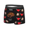 Custom Boxers for Men Birthday Gift Ideas Custom Underwear for Boyfriend and Him Christmas Birthday Gift Briefs Underwear L-0.0.9 Pink view 2