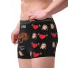 Custom Boxers for Men Birthday Gift Ideas Custom Underwear for Boyfriend and Him Christmas Birthday Gift Briefs Underwear L-0.0.9 Pink view 4