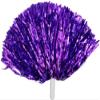 ANSAIR 2 Pack Plastic Pom Poms Cheerleading Pom Poms Sports Dance Cheer Hand Flowers Cheerleader Pompoms for Team Spirit Sports, Football Basketball Cheering Squard, Cheering Team, Purple view 1
