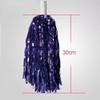 ANSAIR 2 Pack Plastic Pom Poms Cheerleading Pom Poms Sports Dance Cheer Hand Flowers Cheerleader Pompoms for Team Spirit Sports, Football Basketball Cheering Squard, Cheering Team, Purple view 2