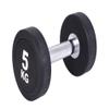 Dumbells A Pair Of Round-head Fixed Dumbbells For Men, Rubber-coated Dumbbells, Gym Fitness Equipment, Home Use Dumbell Set (Black 7.5kg) view 1