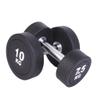 Dumbells A Pair Of Round-head Fixed Dumbbells For Men, Rubber-coated Dumbbells, Gym Fitness Equipment, Home Use Dumbell Set (Black 7.5kg) view 2