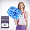 Cheerleading Pom Poms dla dzieci Dorosy, 12-calowe plastikowe Cheer Poms z rkojeci Baton, 2 szt. Cheerleaderki Pompony Holiday Cheer Prom Sports Team Dance(Color:Blue+White#Handle) view 2