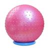 Exercise Ball, Anti Slip Yoga Ball with Massage Point Fitness Ball for Birthing, Yoga Stability Balance, Quick Pump Included (Pink 55cm) view 1