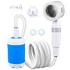 Peosaard Portable Camping Shower, 2 Levels Electric USB Portable Shower, Waterproof Outdoor Shower for Camping, Hiking, Travel, Car Washing, Pet Cleaning, Portable Camping Shower view 4