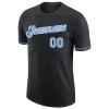 Custom Black White Blue Baseball Shirts Crew Neck Short Sleeve Personalized Men Baseball Team Jersey Customize Women Youth Hip Hop T-Shirts Printed Team Name Number Logo view 2