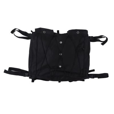 600D Oxford Heavy Duty Life Jacket Storage Bag - Added Storage, Elastic Rope Design for Boats, Yachts
