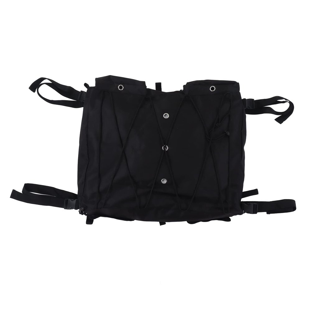600D Oxford Heavy Duty Life Jacket Storage Bag - Added Storage, Elastic Rope Design for Boats, Yachts