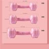 Dumbells Dumbbells For Women And Men Fitness Home Equipment Yoga Exercise Arm Muscle Plastic Coated Dumbbells Aerobics Dumbell Set (Grey 6KG) view 2