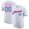 Custom White Pink Sky Blue Baseball Team Jerseys Personalized Baseball Shirts Sports Uniform Printed Name Number Logo for Men Women Youth view 1