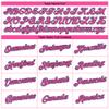 Custom White Pink Sky Blue Baseball Team Jerseys Personalized Baseball Shirts Sports Uniform Printed Name Number Logo for Men Women Youth view 2