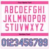 Custom White Pink Sky Blue Baseball Team Jerseys Personalized Baseball Shirts Sports Uniform Printed Name Number Logo for Men Women Youth view 4
