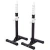 Fitness Power Rack Squat Rack Barbell Rack Portable Home Gym Split Squat Rack Barbell Weight Adjustable Angle Bracket Squat Cage Home Gym view 1