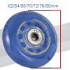 62mm 64mm 68mm 70mm 72mm 76mm 80mm Inline Skates Wheels 8 Pack Inline Skate Replacement Wheels Indoor Outdoor Wheels for with Pre-Installed Bearings (Blue,72mm) view 2